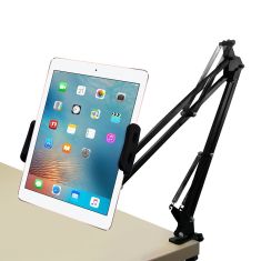 Desktop 360 Degree Rotating Lazy Arm Tablet Stand Phone Holder for 4.0-12.9 Inch Smart Phone Tablet for iPhone for Samsung for iPad Pro