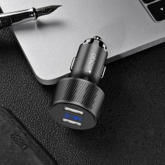 Yesido Y31 3.4A LED Display Dual USB Output 12-24V Quick Charge USB Car Charger for Samsung S10 for iPhone 11 Pro Max HUAWEI Xiaomi Redmi K30