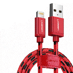 UGREEN 2.4A Lightning Port Fast Charging Transmission Data Cable For iPhone X XS 11Pro iPadPro iPadAir