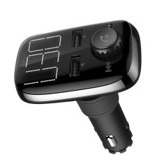 Bakeey 3.4A Dual USB LED Display Wireless Handsfree Car Kit MP3 Player FM Transmitter Fast Charging USB Car Charger For iPhone 11 Pro Huawei P30 Mate 30 S10+