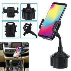 Universal Car Mount Adjustable Gooseneck Cup Holder Cradle for 4.0-6.0 Inch Smart Phone