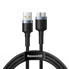 Baseus Cafule USB3.0 Male to Micro-B 2A 1M Hard Drive Data Cable for Mobile Phone Hard Drive