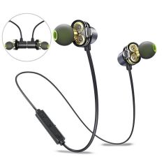 [Dual Dynamic Drivers] AWEI bluetooth Earphone Magnetic Noise Cancelling IPX5 Waterproof Headphone