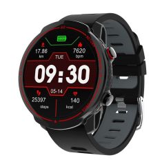 Bakeey T30 1.3 inch Full Round Screen Heart Rate Blood Pressure IP68 Waterproof Long Standby Sports Smart Watch