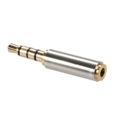 2.5mm female to 3.5mm Male Plated Audio Headphone Jack Adapter Converter