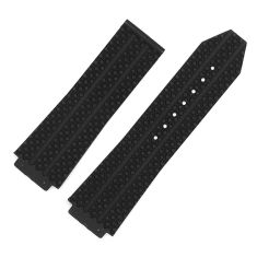 Replacement Authentic 26mm Black Rubber Silicone Watch Band for Hublot Big Bang Strap