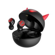 Picun W10 Mini Evil bluetooth 5.0 In-ear Earphone TWS Wireless Smart Touch Passive Noise Cancelling Headphone for IOS Android