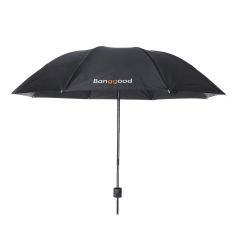 Banggood Umbrella Portable Camping Waterproof Folding Sunshade Black