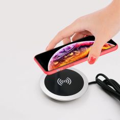 Bakeey 10W Indicator Light Fast Charging Wireless Charger For iPhone 8 Plus XS 11 Pro Huawei P30 Pro Mate 30 Xiaomi Mi9 9Pro 5G S10+ Note 10 5G