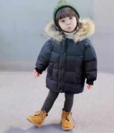 Kids winter jacket Warm Hooded Outerwear Clothes