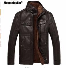 Mountainskin Leather Jacket Men 