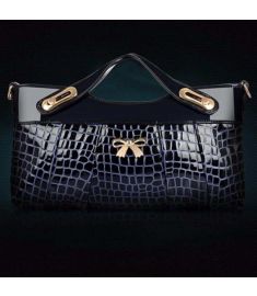 Stylish embossed grain clutch bag for women