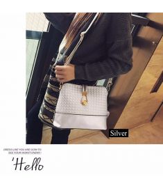 Women Synthetic Leather Shoulder Small Bag