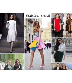 Korean Style Contrast Color Cool Clutch Bag Envelope Bag