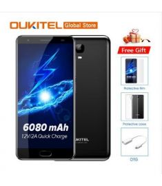 Original Oukitel K6000 Plus 4G LTE Mobile Phone MTK6750T Octa Core 5.5"FHD 1920x1080 4GB RAM 64GB ROM 16MP Fingerprint