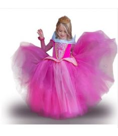 New Summer Christmas cosply Baby Girls Dress Party Dress Kids Princess Dresses
