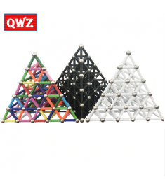 Magnet Bars & Metal Balls Magnetic Construction Creative Toys 