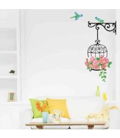 Birdcage Wallpaper For Kids Rooms Vinyl Wall Stickers