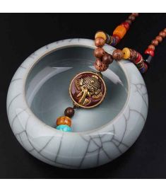 fashion evade gold Egypt elephant ethnic necklace,turquoise plate Nepal jewelry,handmade sandalwoods vintage India necklace