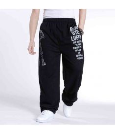 Spring and autumn men's plus size clothing pants loose pants