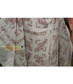 Handmade Pure Lawn Shawl Full Embroidered Tarkashi Work with Shadow embroidery
