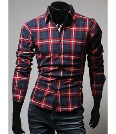 Stitching Striped Shirt Men Short Sleeve Camisa Jeans