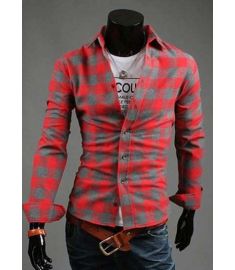 Stitching Striped Shirt Men Short Sleeve Camisa Jeans