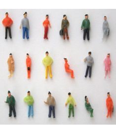 1:75 Scale OO Gauge Hand Painted Layout Model Train People Figure