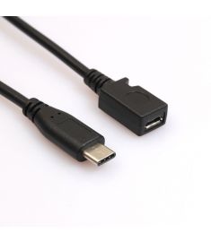 USB 3.1 Type C Male to Micro USB Female Short Cable