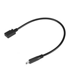 25cm USB 3.1 Type C Male Connector to A Female Mini Usb Type B Data Cable