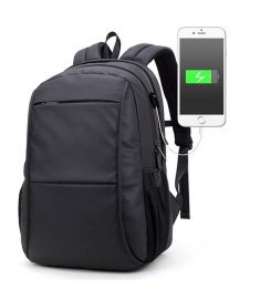 15.6 Laptop Backpack Bag Travel Bag With External USB Charging Port"