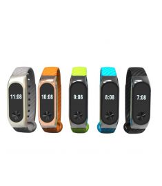 Bakeey Metal Carbon Fiber Replacement Wrist Strap Bracelet for Xiaomi Mi band 2 Wristband