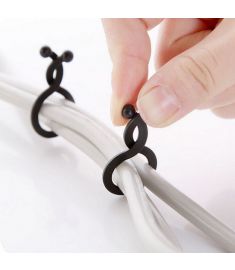 30PCS Small Size Cable Organizer Tie-line Management Protetor Wire Bobbin Winder Random Color