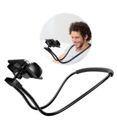 Baseus Flexible 360 Degree Rotation Necklace Long Arm Holder Lazy Bracket for 4-10 inches Phone Pad