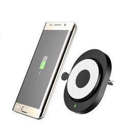 CR168 Qi Wireless Air Vent Car Mount Holder Charger for Samsung S8 S7 Ege G3 G4