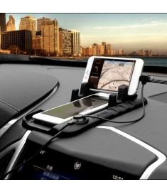 Alessi Soft Silicone Magnetic Adsorption Phone Stand Car Charging Holder for iPhone Samsung HTC