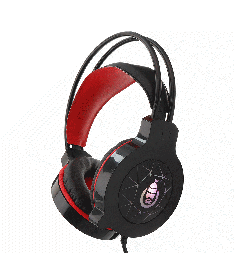 HI200 3.5mm Wired Gaming Headset LED Light Headphone Hi-Fi Stereo Surround With Mic